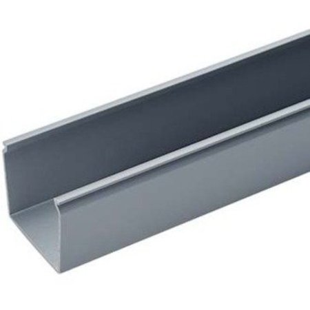 PANDUIT Base Wiring Duct, Type FS, Solid Wall, Light Gray, 0.5" x 0.5" x 1' (6-Pack) FS.5X.5LG6